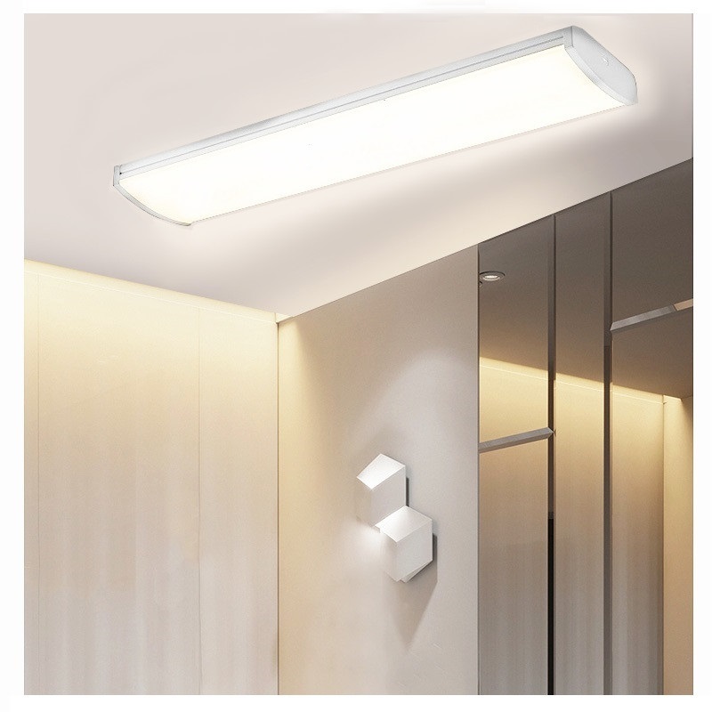 Linkable LED Wraparound Flushmount Light 4ft,LED Shop light for Garage -  5000K, ETL and Energy Star Certified,LED Linear Indoor Lights, LED Ceiling Light